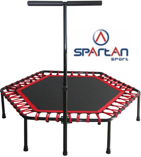 Fitness Trampolina s madlem Spartan 136 cm